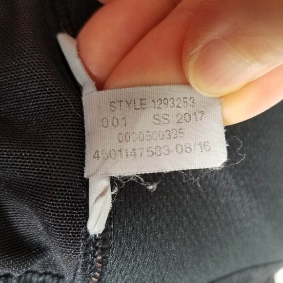 Under Armour Black Eclipse High Impact Sports Bra Hook And Loop Back Closure - Picture 14 of 16